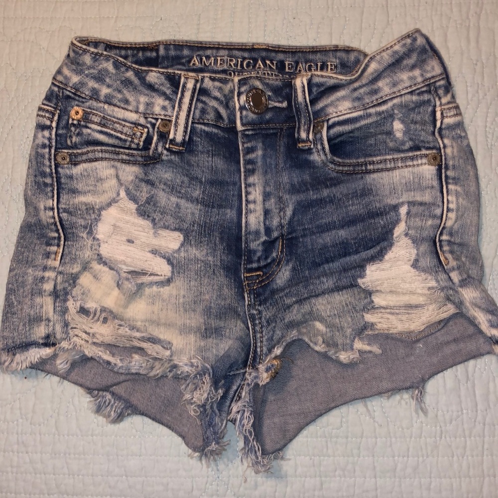 American Eagle High-Waisted Jean Shorts
